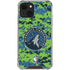 NBA Minnesota Timberwolves Digi Camo iPhone 13 Mini Clear Case