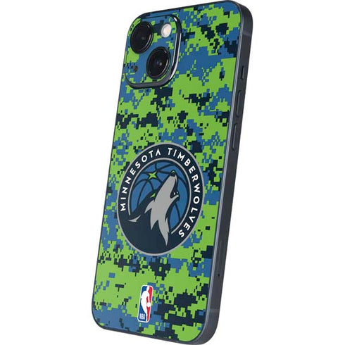 NBA Minnesota Timberwolves Digi Camo iPhone 13 Mini Skin