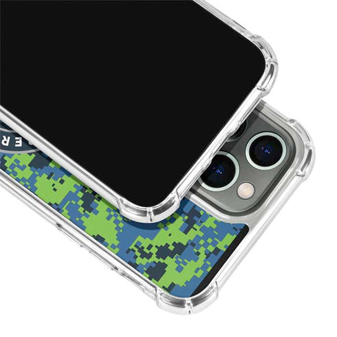 NBA Minnesota Timberwolves Digi Camo iPhone 13 Pro Clear Case