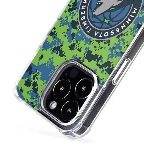 NBA Minnesota Timberwolves Digi Camo iPhone 13 Pro Max MagSafe Case
