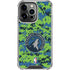 NBA Minnesota Timberwolves Digi Camo iPhone 14 Pro Clear Case