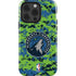 NBA Minnesota Timberwolves Digi Camo iPhone 14 Pro Impact Case
