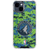 NBA Minnesota Timberwolves Digi Camo iPhone 15 Clear Case