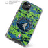 NBA Minnesota Timberwolves Digi Camo iPhone 15 Plus Clear Case