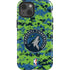 NBA Minnesota Timberwolves Digi Camo iPhone 15 Plus Impact Case