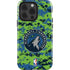 NBA Minnesota Timberwolves Digi Camo iPhone 15 Pro Impact Case
