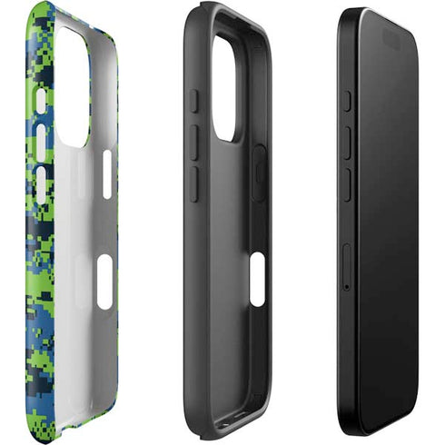NBA Minnesota Timberwolves Digi Camo iPhone 16 Pro Impact Case