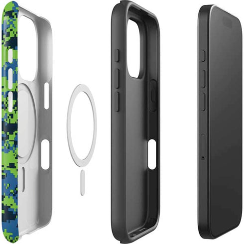 NBA Minnesota Timberwolves Digi Camo iPhone 16 Pro Max Magsafe Impact Case