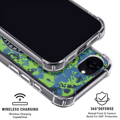 NBA Minnesota Timberwolves Digi Camo iPhone 16e MagSafe Case