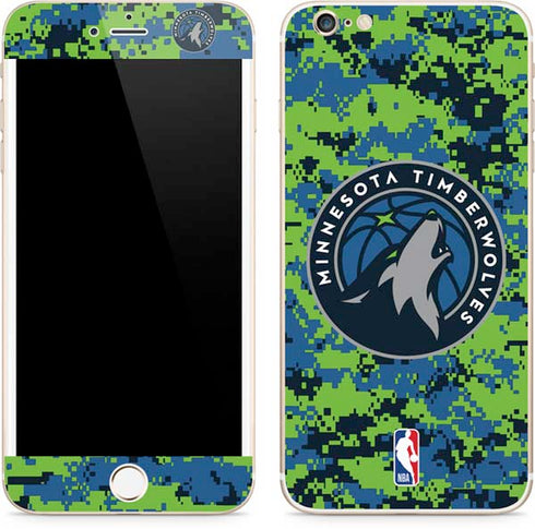 NBA Minnesota Timberwolves Digi Camo iPhone 6/6s Plus Skin