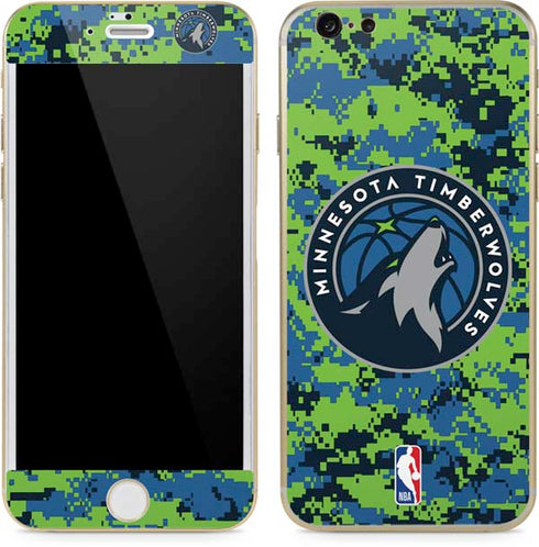 NBA Minnesota Timberwolves Digi Camo iPhone 6/6s Skin