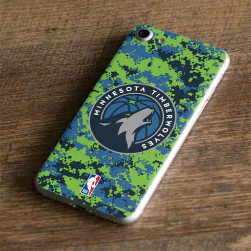 NBA Minnesota Timberwolves Digi Camo iPhone 7 Skin