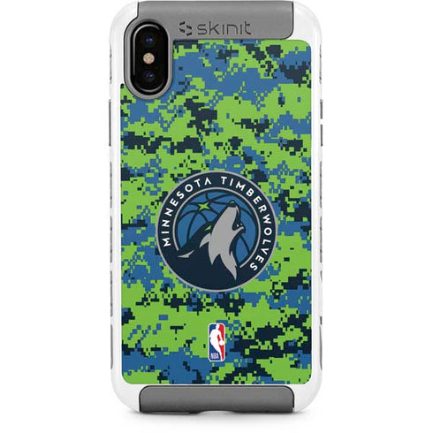 NBA Minnesota Timberwolves Digi Camo iPhone Cases