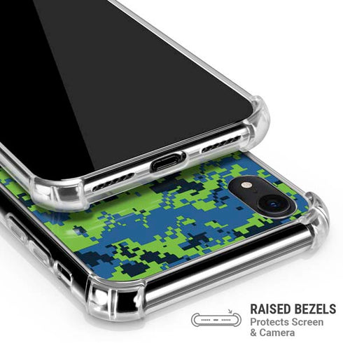 NBA Minnesota Timberwolves Digi Camo iPhone XR Clear Case