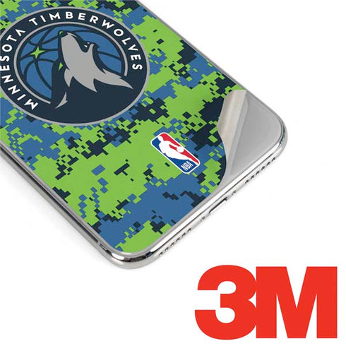 NBA Minnesota Timberwolves Digi Camo iPhone XS Max Skin