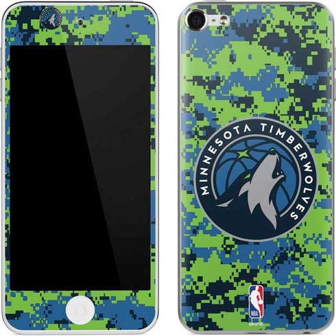 NBA Minnesota Timberwolves Digi Camo Apple iPod Skin