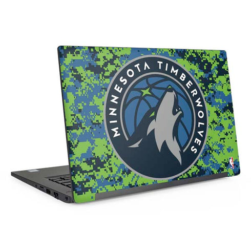 NBA Minnesota Timberwolves Digi Camo Dell Latitude Skin