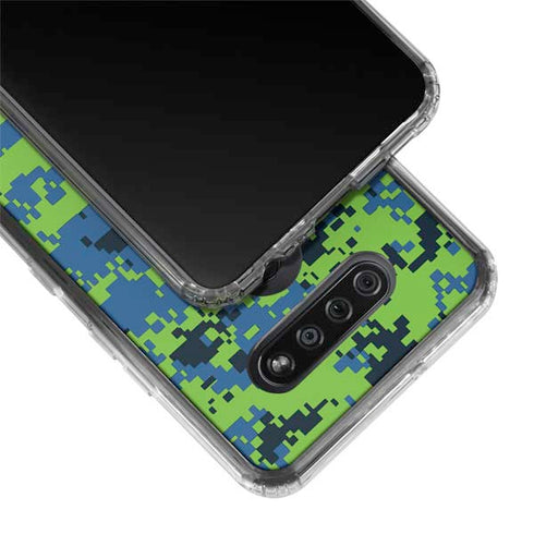 NBA Minnesota Timberwolves Digi Camo LG K51/Q51 Clear Case