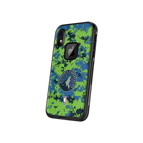 NBA Minnesota Timberwolves Digi Camo LifeProof Fre iPhone Skin