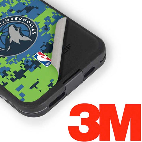 NBA Minnesota Timberwolves Digi Camo LifeProof Fre iPhone Skin