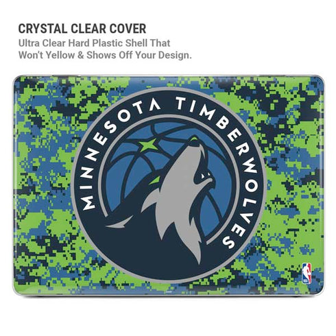 NBA Minnesota Timberwolves Digi Camo MacBook Air 15in (2023-2025) Case plus Skin
