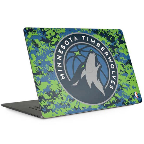NBA Minnesota Timberwolves Digi Camo Apple MacBook Pro 15-inch Skin