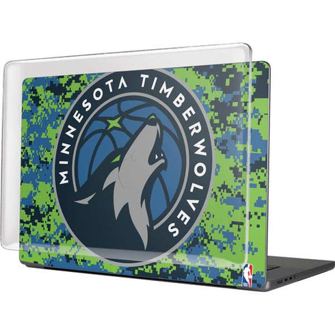 NBA Minnesota Timberwolves Digi Camo MacBook Cases