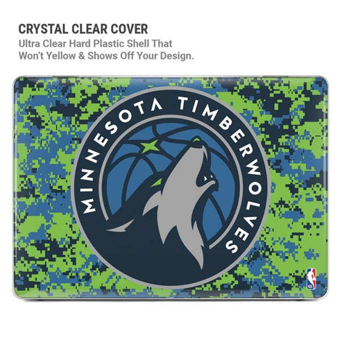 NBA Minnesota Timberwolves Digi Camo MacBook Pro 16in (2021-25) Case plus Skin