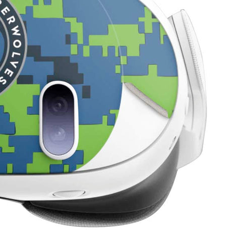 NBA Minnesota Timberwolves Digi Camo Meta Quest 3 Skin