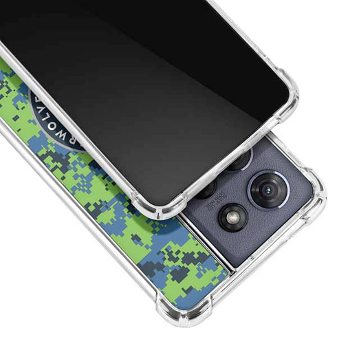 NBA Minnesota Timberwolves Digi Camo Moto G Stylus 5G (2025) Clear Case