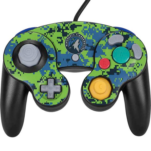 NBA Minnesota Timberwolves Digi Camo Nintendo Skins