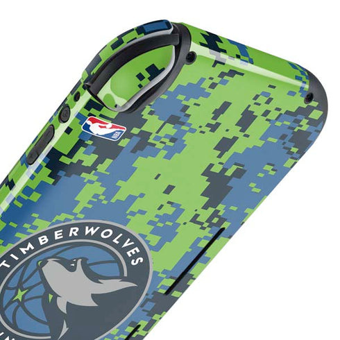 NBA Minnesota Timberwolves Digi Camo Nintendo Switch Lite Skin