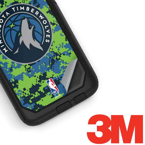 NBA Minnesota Timberwolves Digi Camo Otterbox Commuter Galaxy Skin