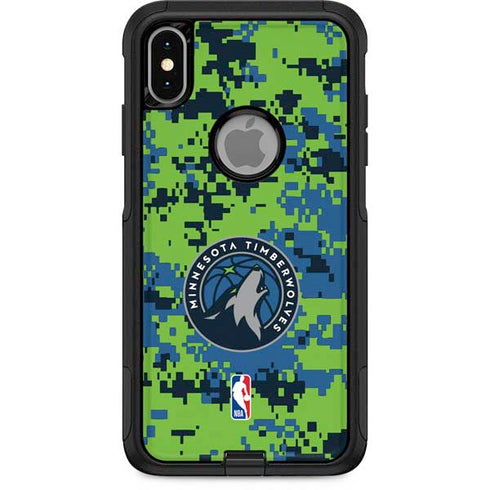 NBA Minnesota Timberwolves Digi Camo Otterbox Commuter iPhone Skin