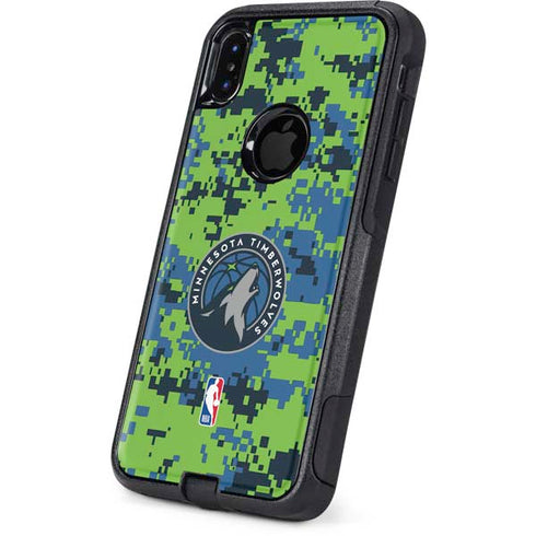 NBA Minnesota Timberwolves Digi Camo Otterbox Commuter iPhone Skin