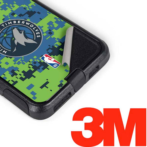 NBA Minnesota Timberwolves Digi Camo Otterbox Commuter iPhone Skin