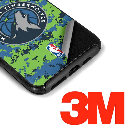 NBA Minnesota Timberwolves Digi Camo Otterbox Symmetry iPhone Skin