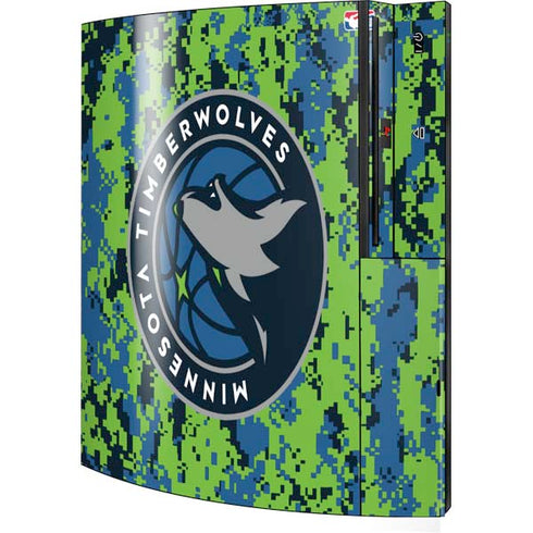 NBA Minnesota Timberwolves Digi Camo Playstation 3 & PS3 Skin