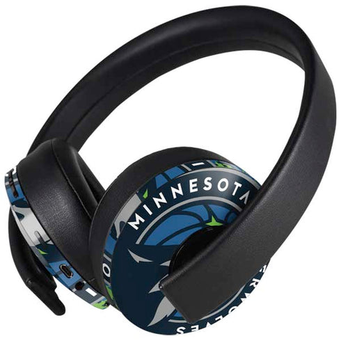 NBA Minnesota Timberwolves Digi Camo PlayStation 4 Gold Wireless Headset Skin