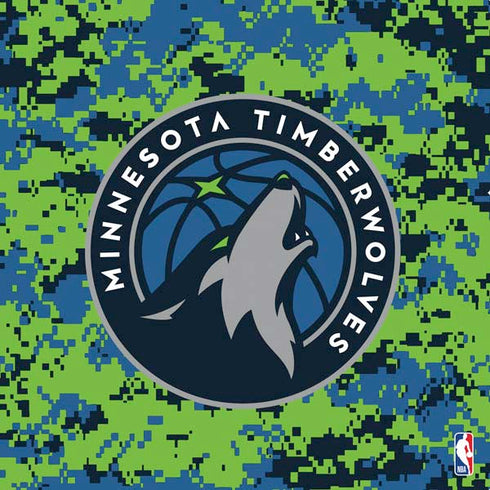 NBA Minnesota Timberwolves Digi Camo PS4 Console Skin