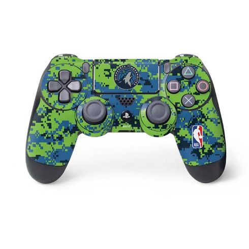 NBA Minnesota Timberwolves Digi Camo PlayStation PS4 Skins
