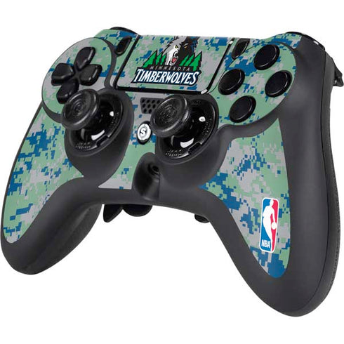 NBA Minnesota Timberwolves Digi Camo PS4/PC SCUF Impact Controller Skin