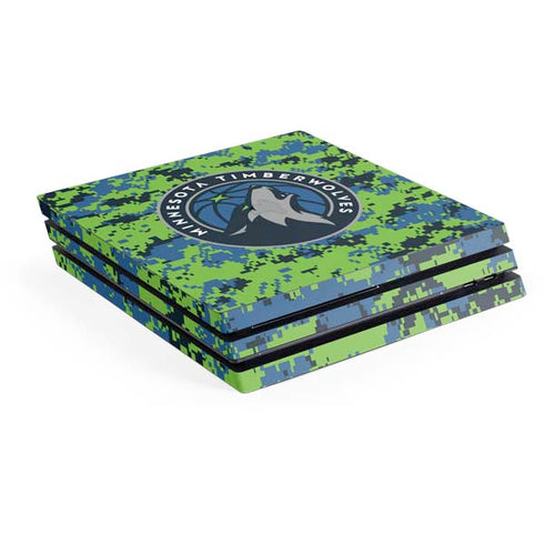 NBA Minnesota Timberwolves Digi Camo PlayStation PS4 Skins