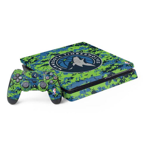 NBA Minnesota Timberwolves Digi Camo PlayStation PS4 Skins