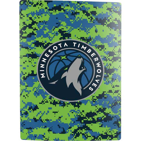 NBA Minnesota Timberwolves Digi Camo PS5 Digital Edition Bundle Skin