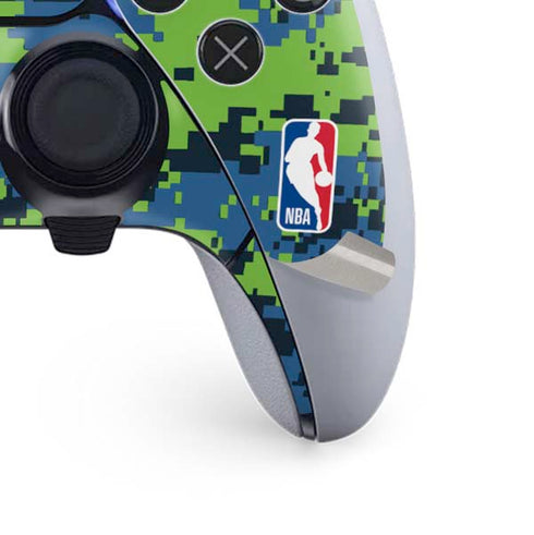 NBA Minnesota Timberwolves Digi Camo PS5 DualSense Edge Pro Controller Skin
