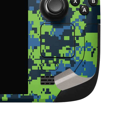 NBA Minnesota Timberwolves Digi Camo Steam Deck Handheld Gaming Computer OLED Skin