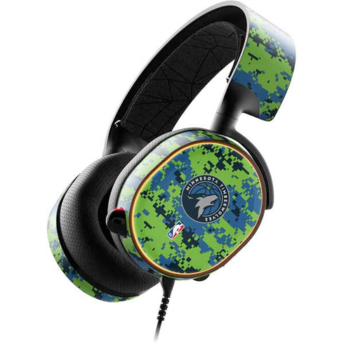 NBA Minnesota Timberwolves Digi Camo SteelSeries Arctis 5 Skin