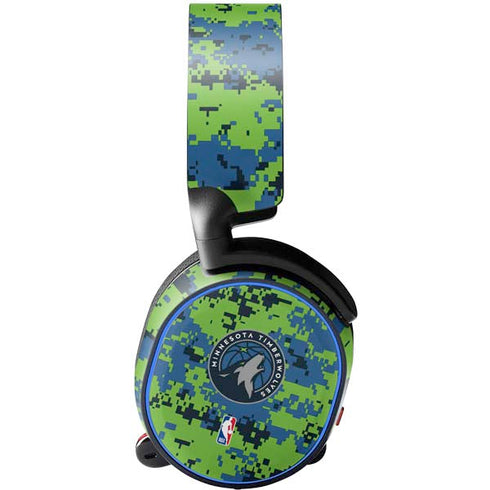 NBA Minnesota Timberwolves Digi Camo SteelSeries Arctis 5 Skin