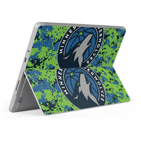 NBA Minnesota Timberwolves Digi Camo Surface Go Skin